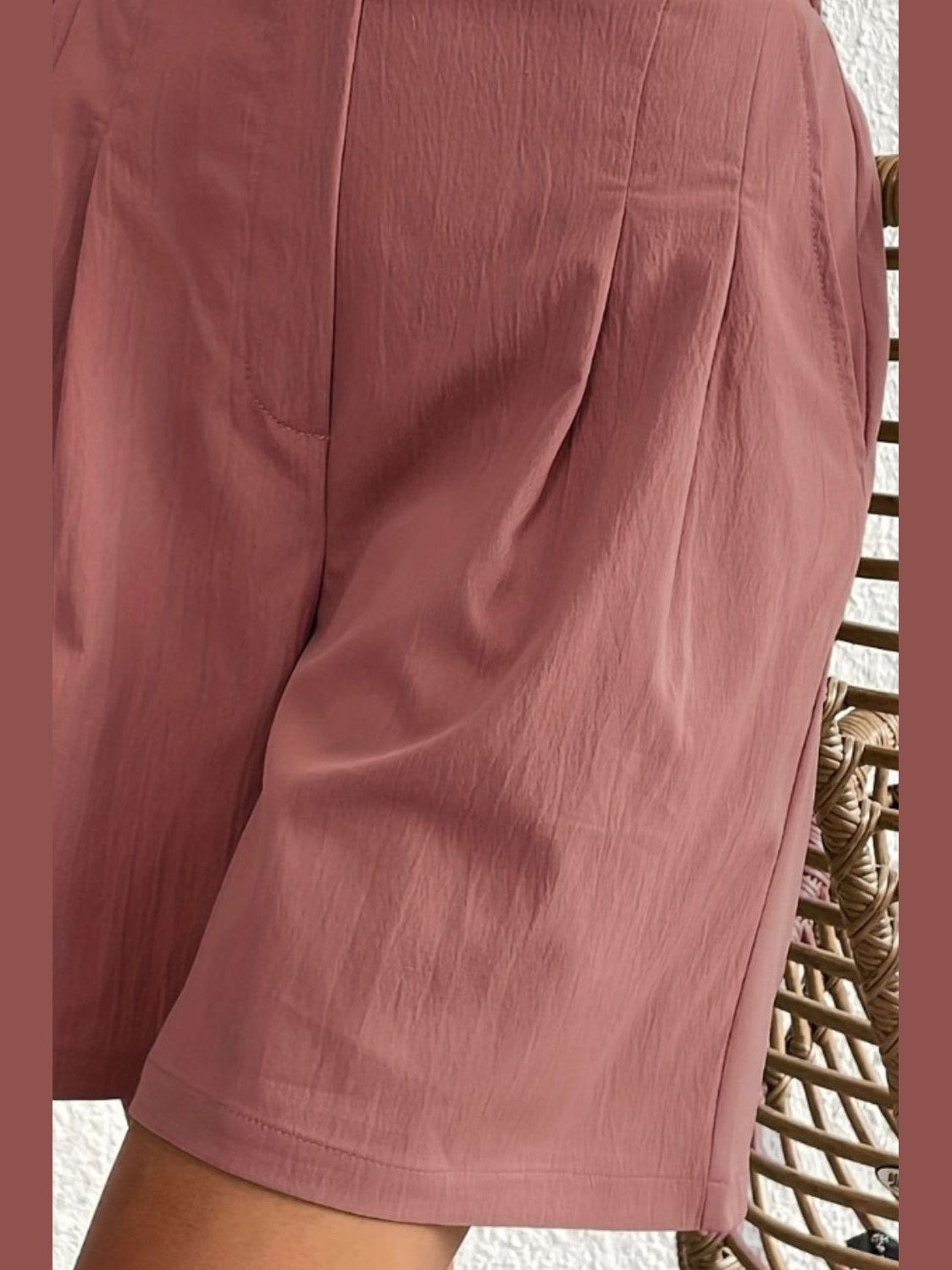 Women High Waist Shorts with Pockets NicholesGifts