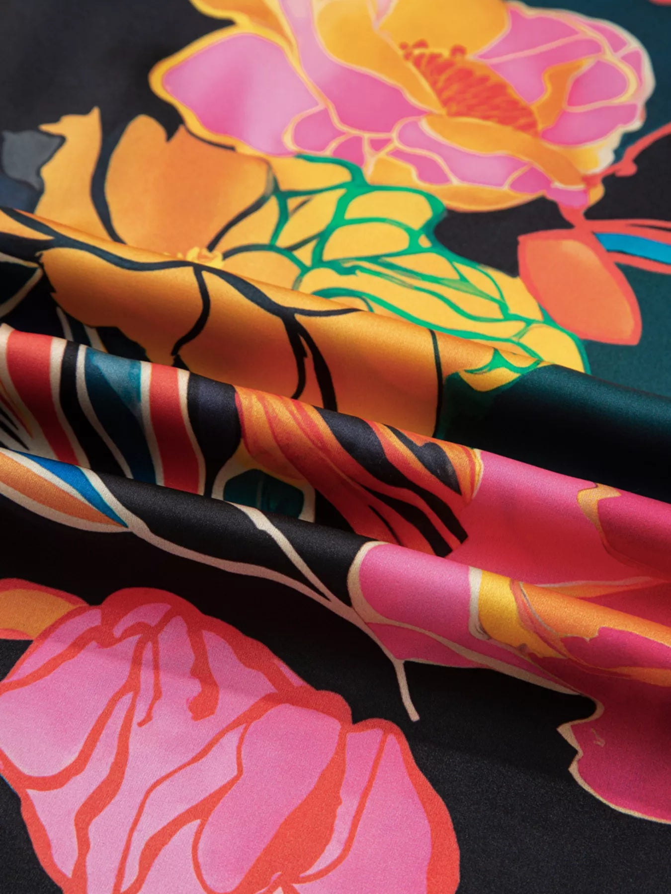 Floral Print Smocked Cuffs Puff Sleeve Blouse NicholesGifts