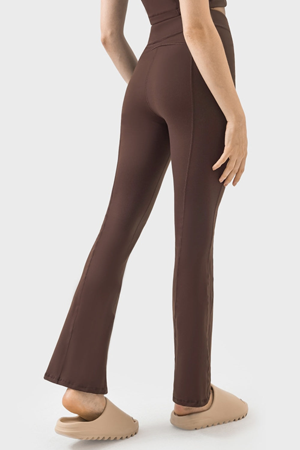 Women Zipper Detail High Waist Active Pants