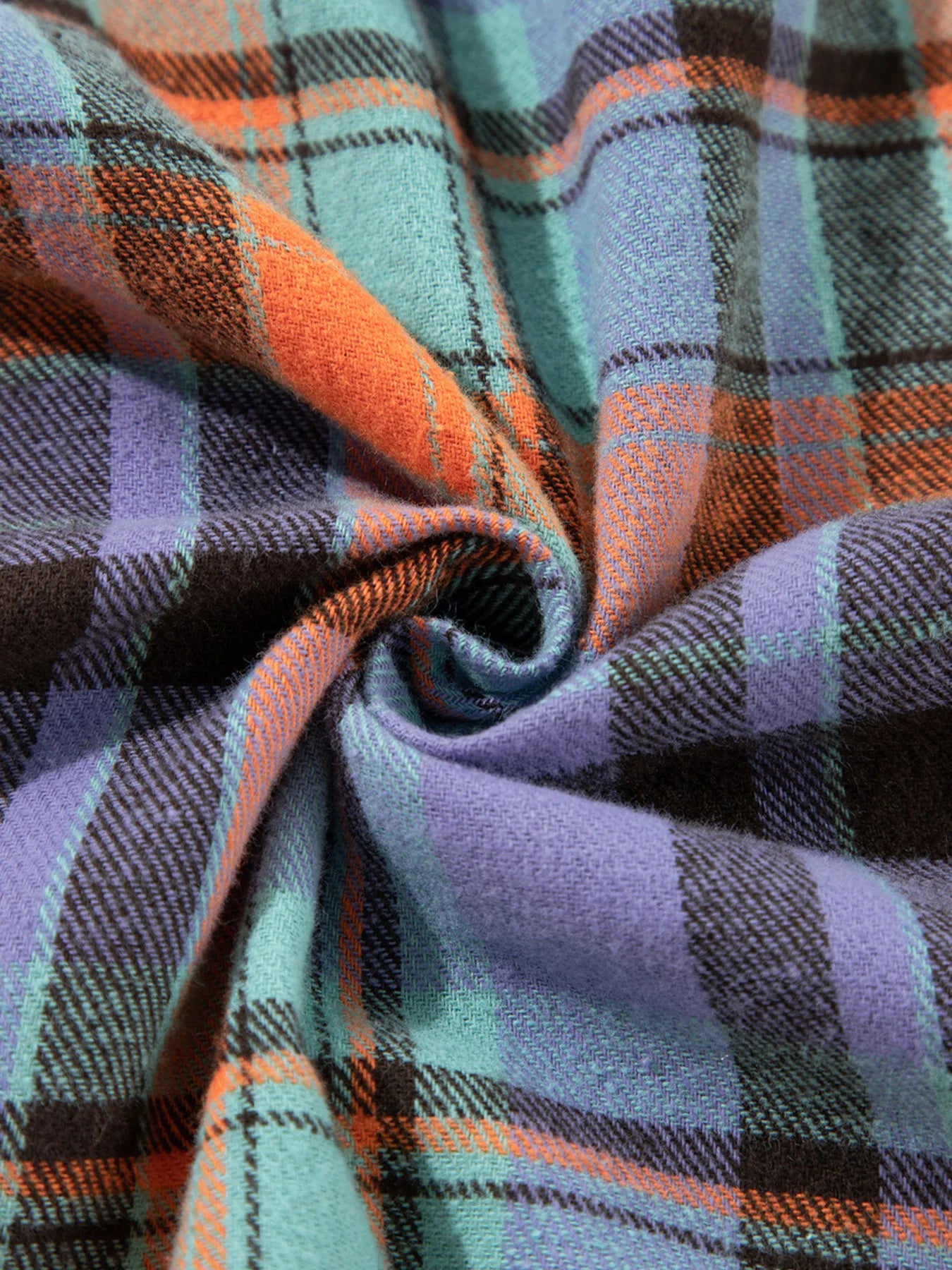 Plaid Button Up Long Sleeve Shirt Trendsi