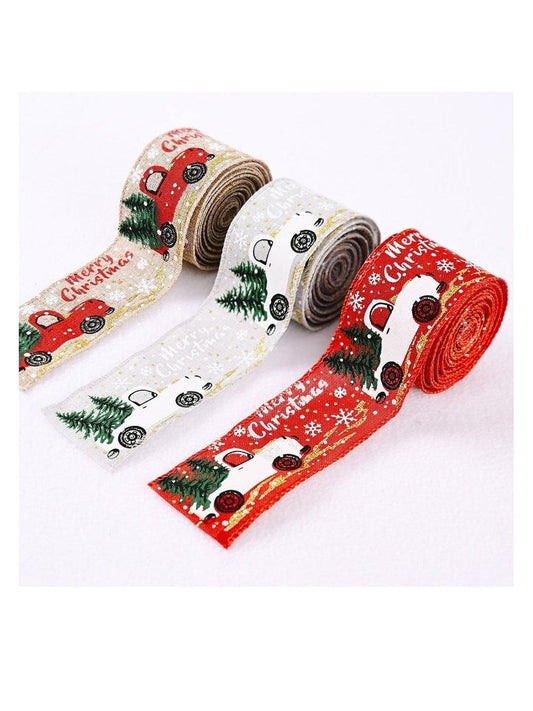 Car & Christmas Tree Ribbon NicholesGifts