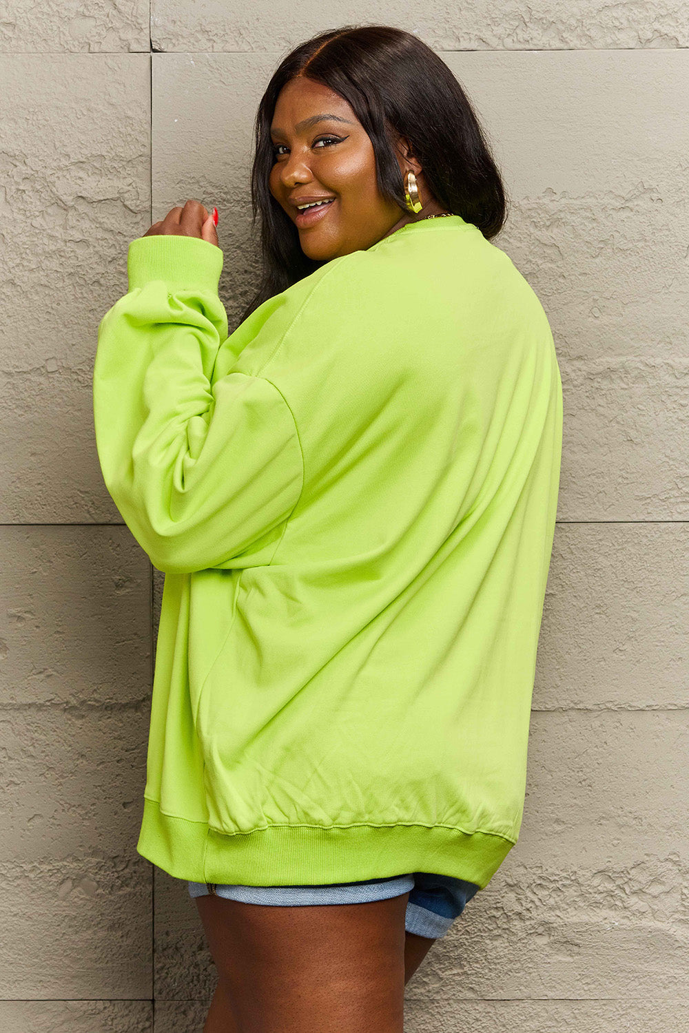 Simply Love Full Size Graphic Round Neck Sweatshirt NicholesGifts