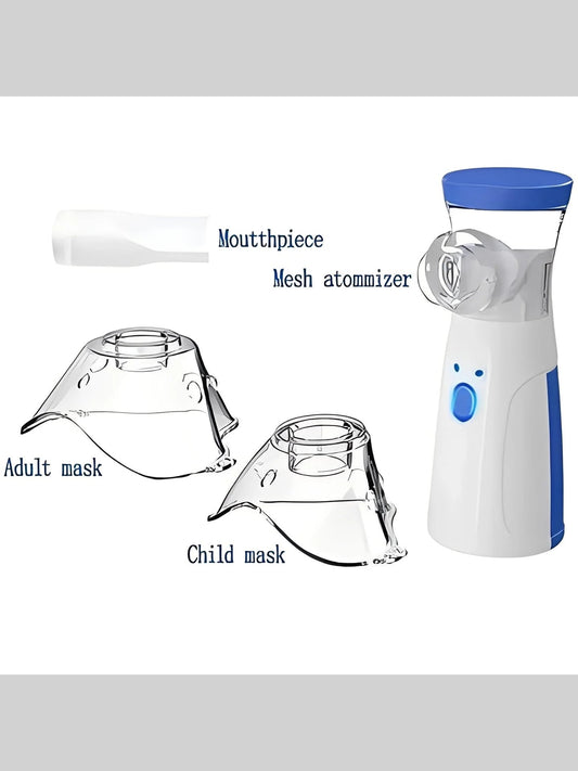 Compact USB Nebulizer for Home & Travel – Includes Dual Masks for Ultimate Convenience