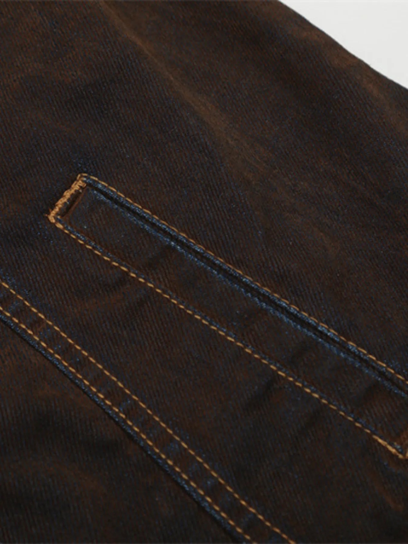 Men's Button Up Long Sleeve Denim Jacket Trendsi