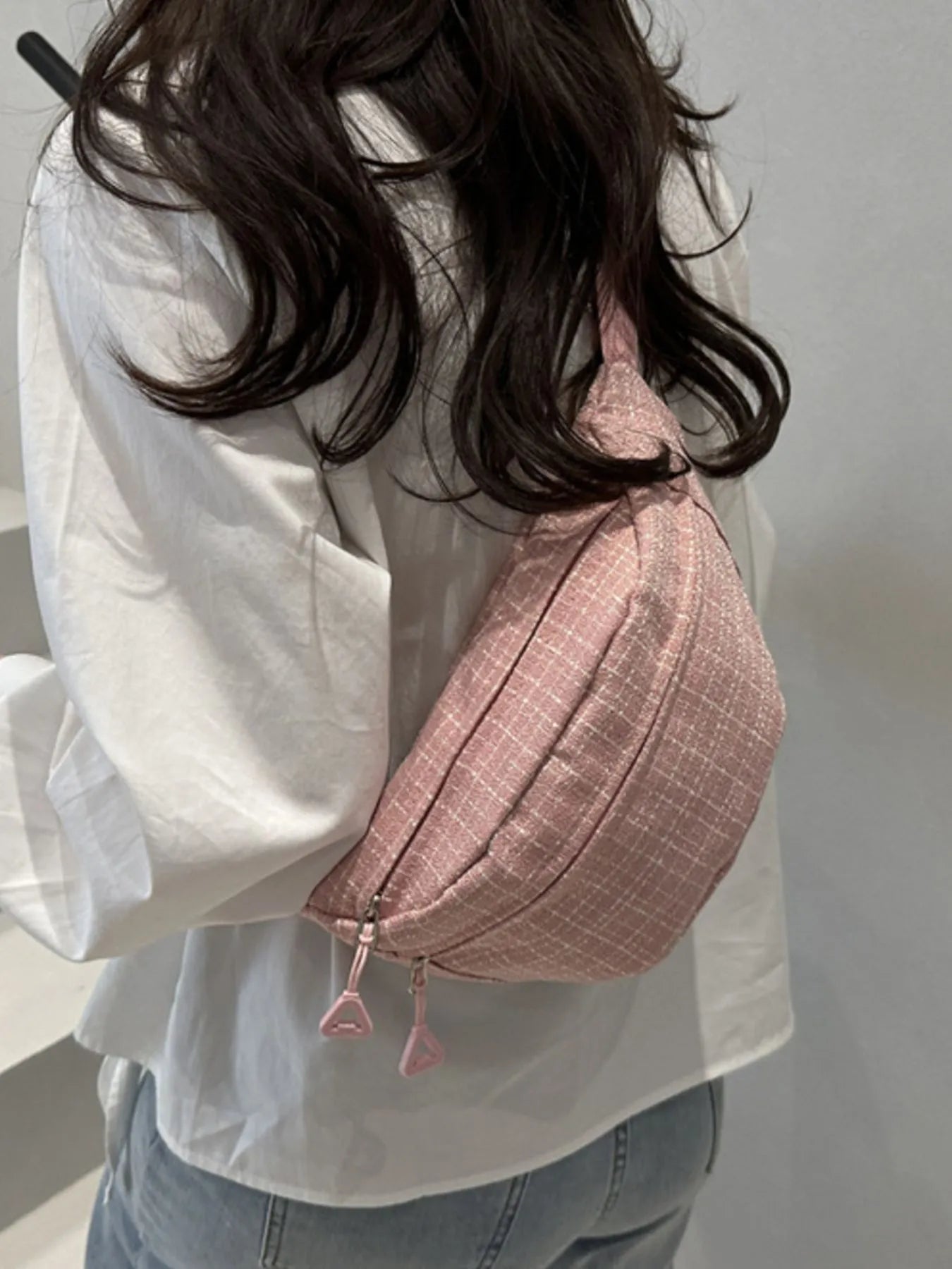 Plaid Pattern Crossbody Bag Trendsi