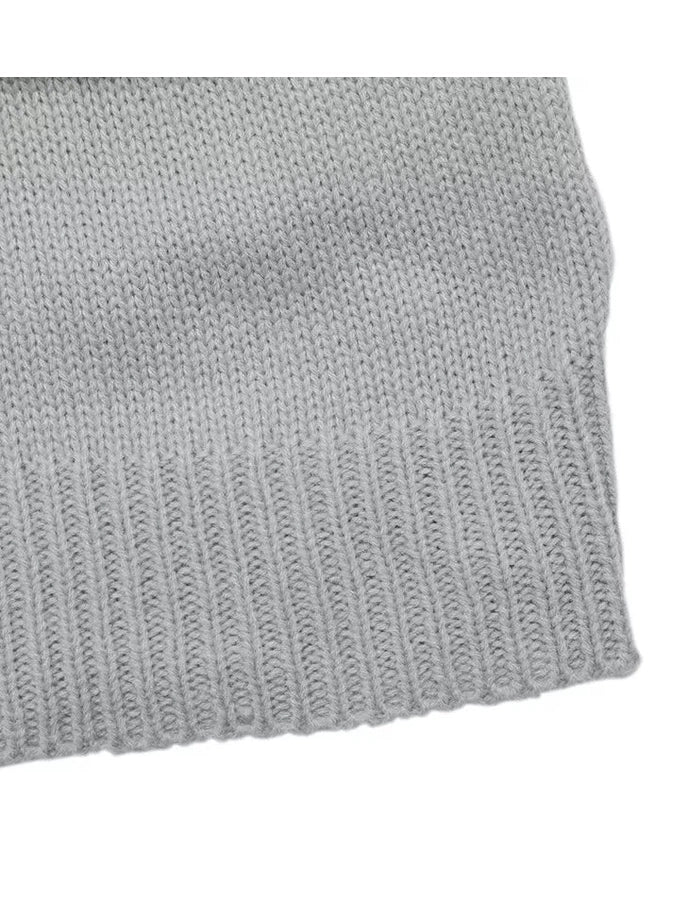 V-Neck Dropped Shoulder Sweater Trendsi