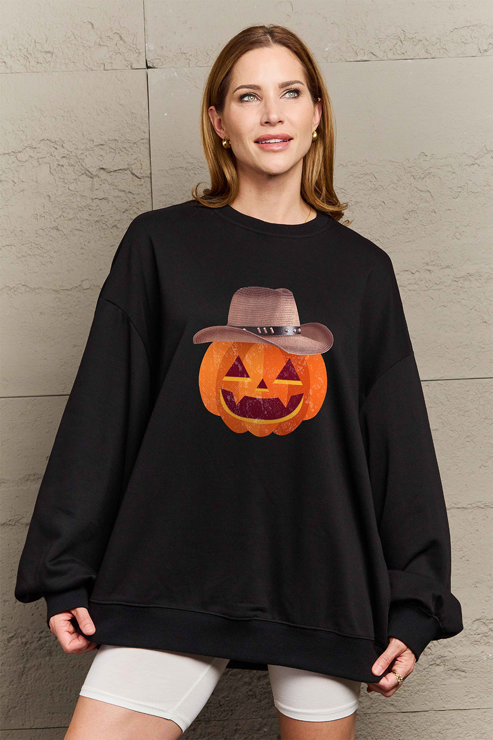 Simply Love Full Size Graphic Dropped Shoulder Sweatshirt NicholesGifts