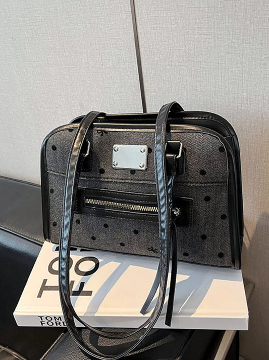 Polka Dot Convertible Shoulder Bag nicholesgifts
