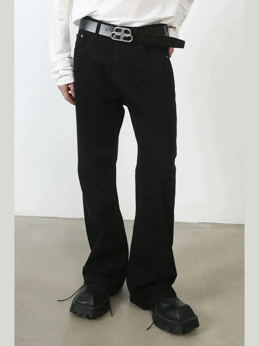 Men's Mid Rise Jeans with Pockets Trendsi