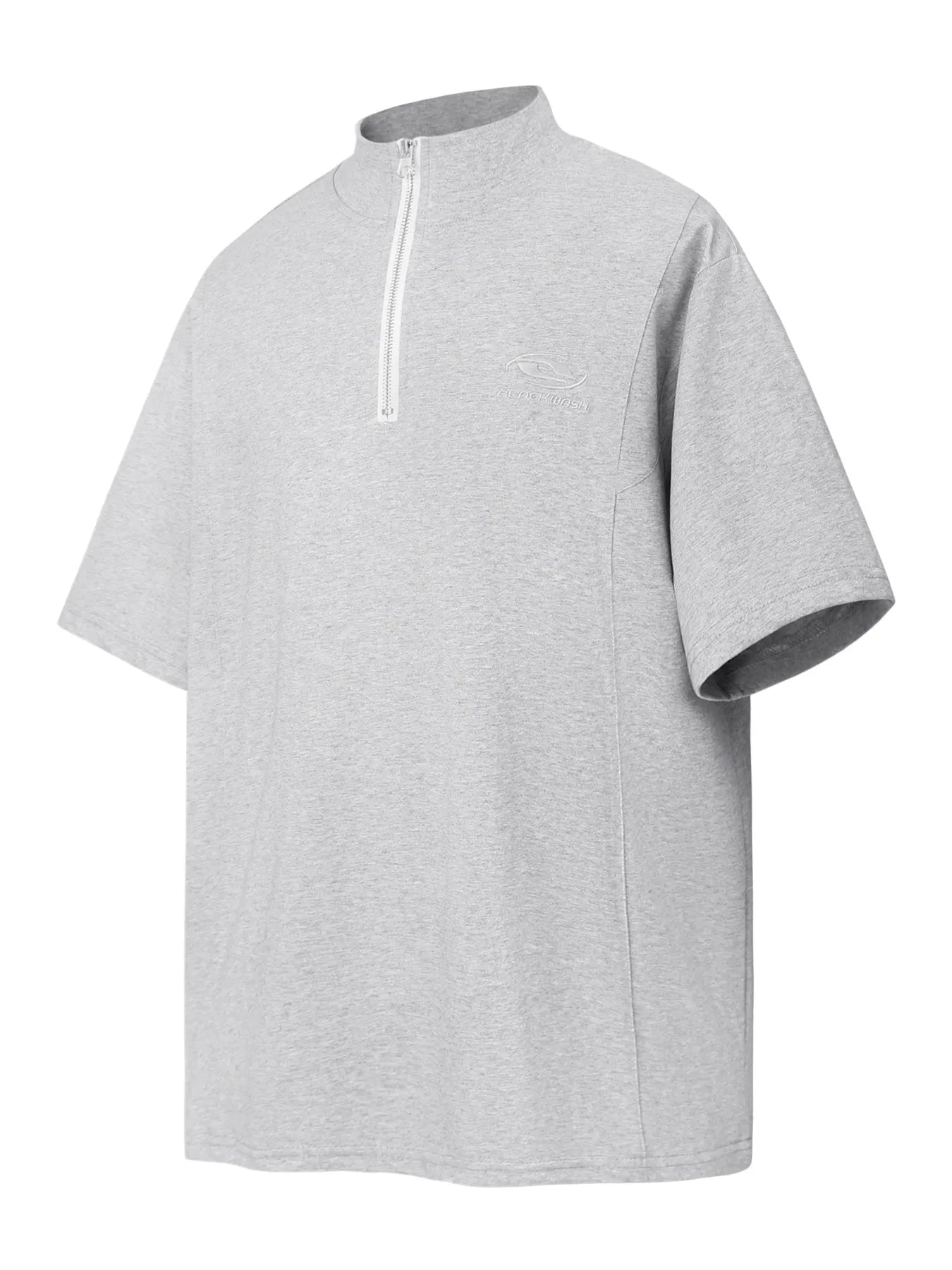 Men's Half-Zip Mock Neck Short Sleeve T-Shirt NicholesGifts