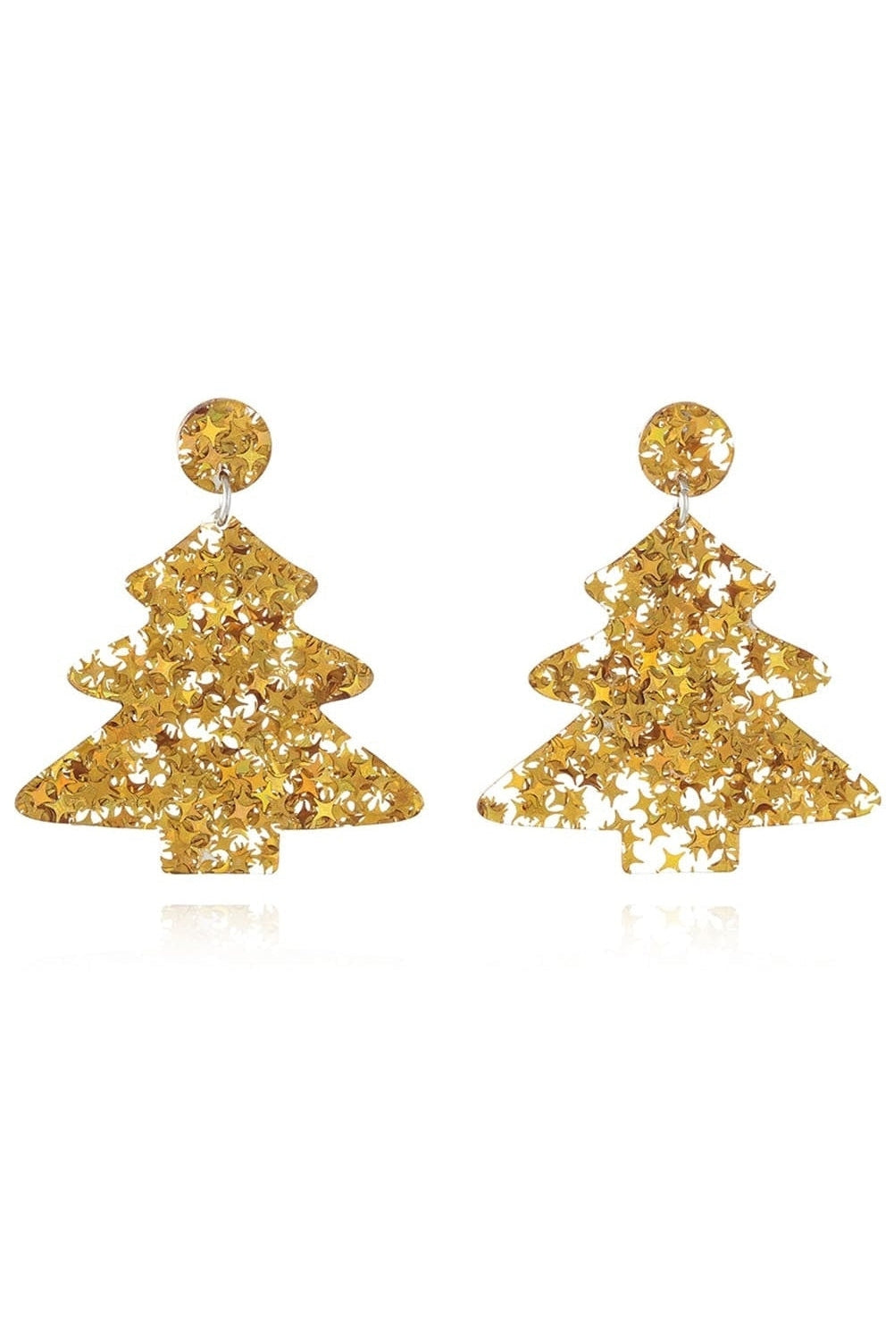 Women Christmas Tree Acrylic Earrings NicholesGifts