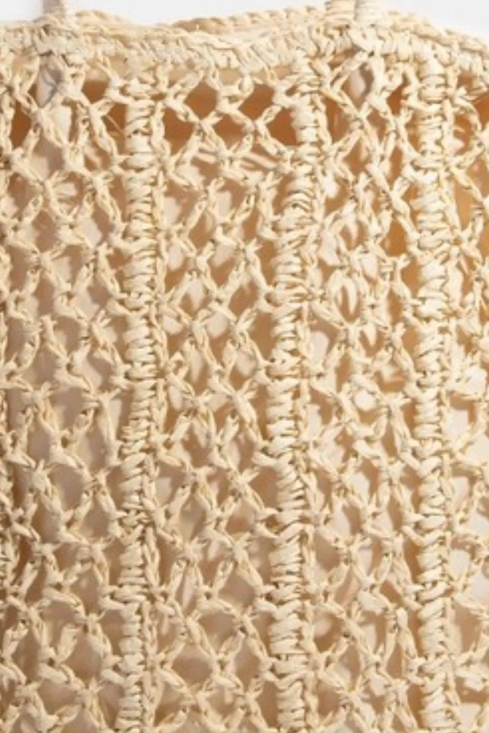Fame Intricate Braided Tote Bag
