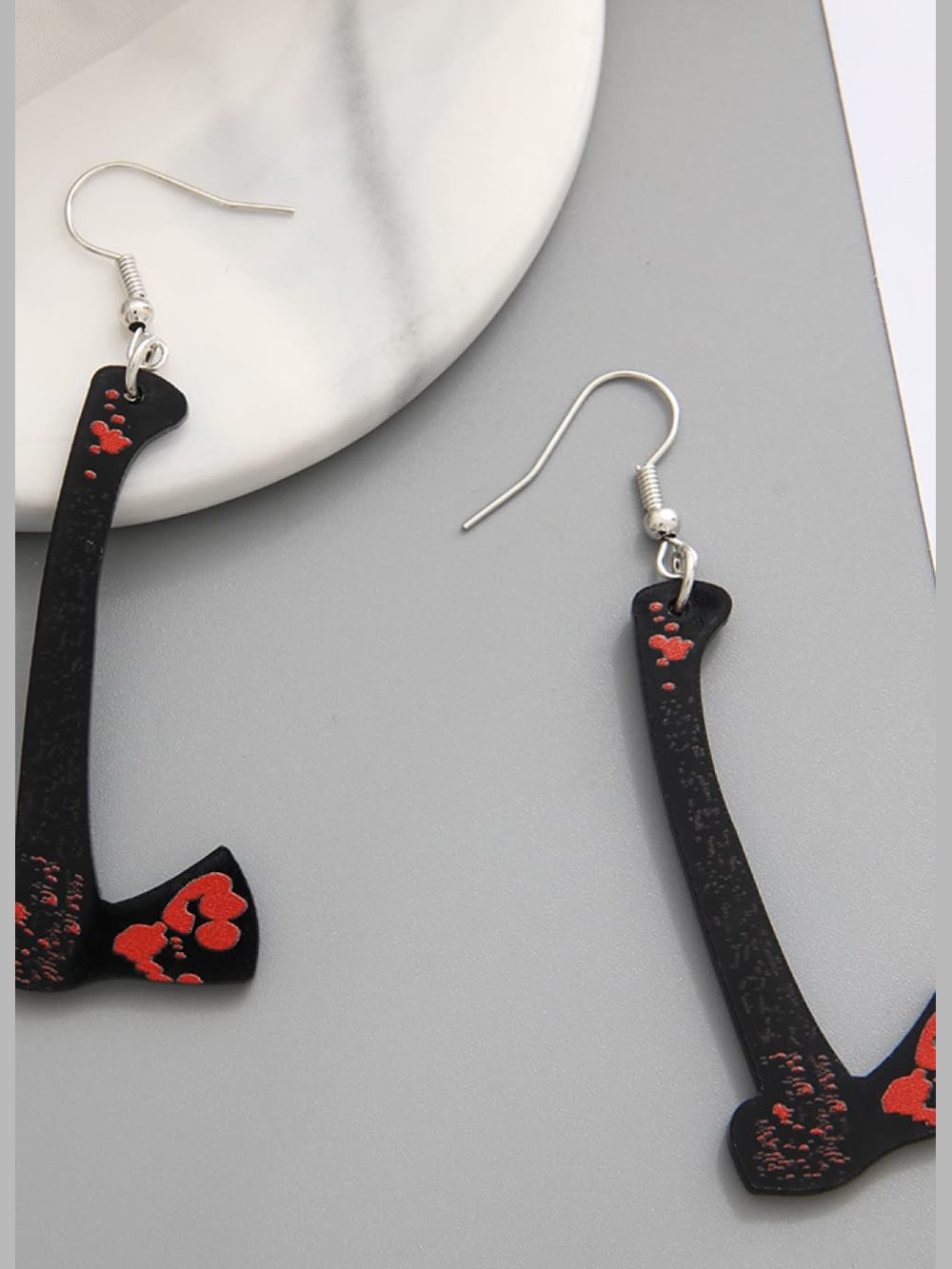 Women Bloody Horror Halloween Drop Earrings