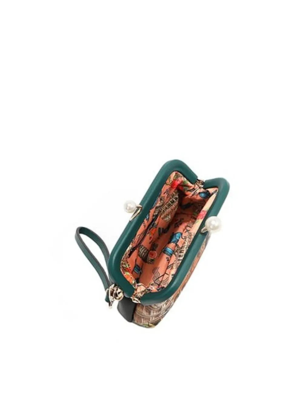 Nicole Lee USA Chelsea Pearl Kiss-Lock Coin Purse Trendsi