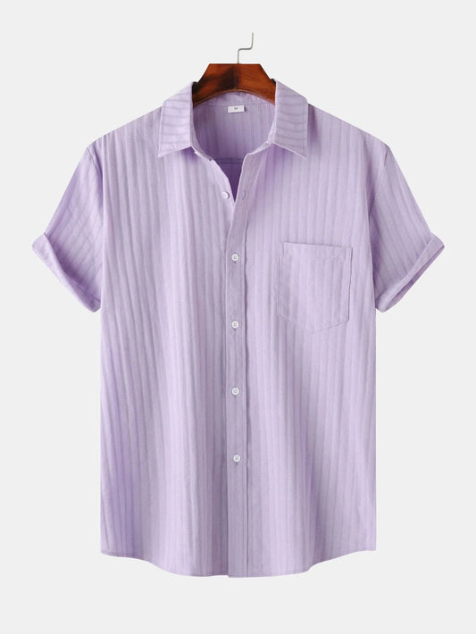 Men's Casual Short Sleeve Button Down Shirt NicholesGifts