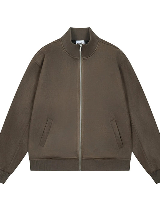 Men's Zip Up Long Sleeve Jacket Trendsi