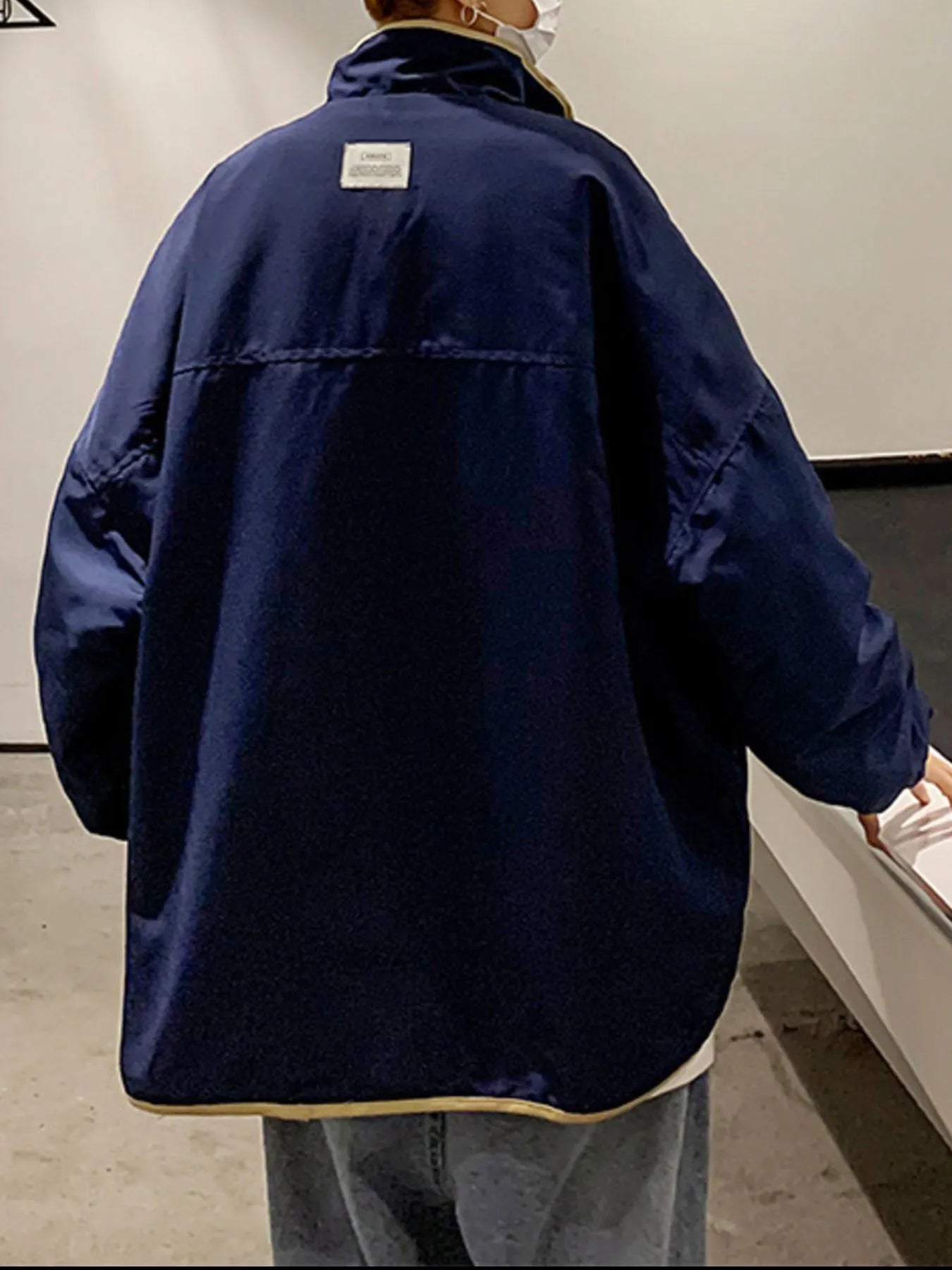 Men's Color Block Zip Up Jacket