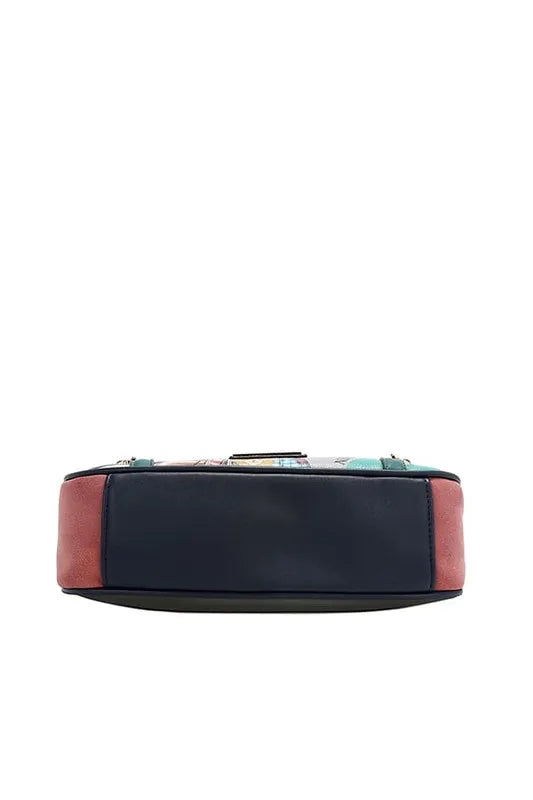 Nicole Lee USA Crescent Shaped Crossbody Bag Trendsi