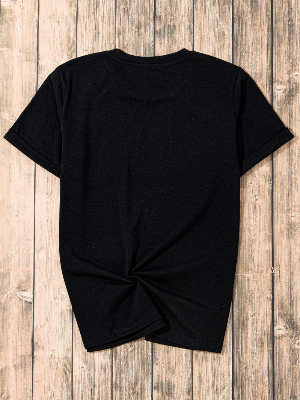 USA Round Neck Short Sleeve T-Shirt nicholesgifts