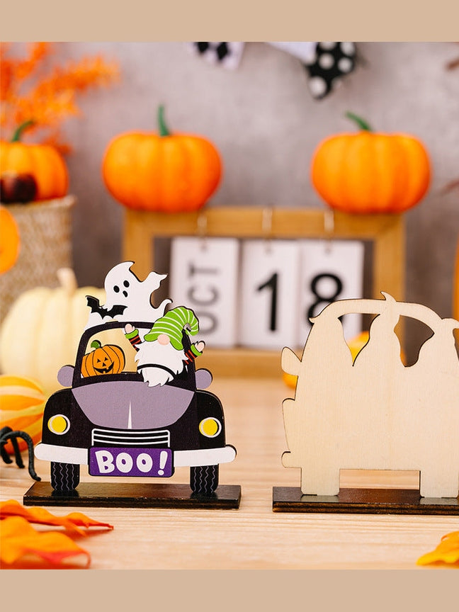 3-Piece Halloween Element Car-Shape Ornaments NicholesGifts
