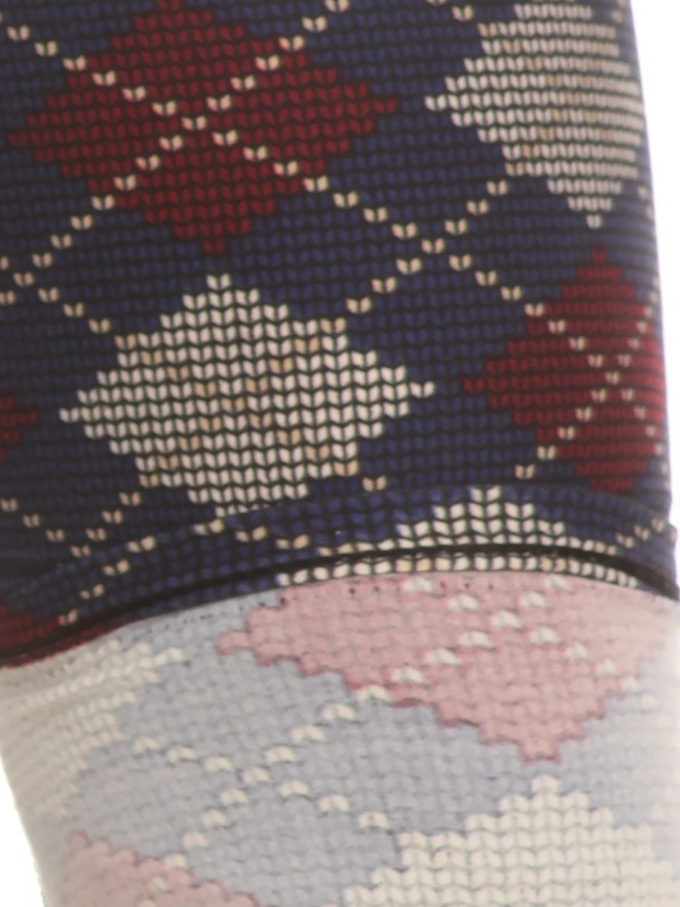 Plus Size Women Plaid Graphic Printed Knit Legging With Elastic Waist Detail NicholesGifts