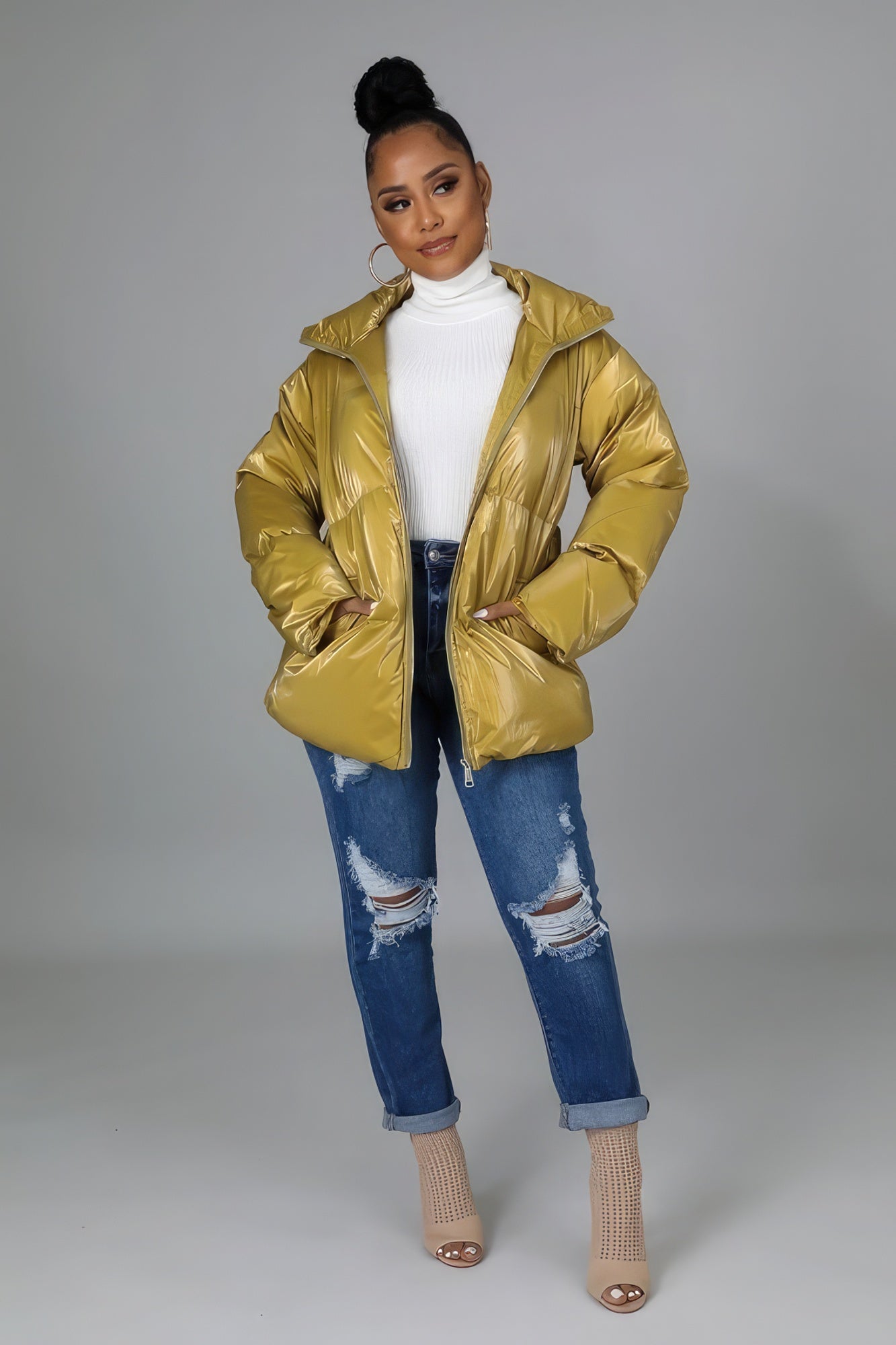 NicholesGifts Women Non-stretch Bomber Jacket NicholesGifts