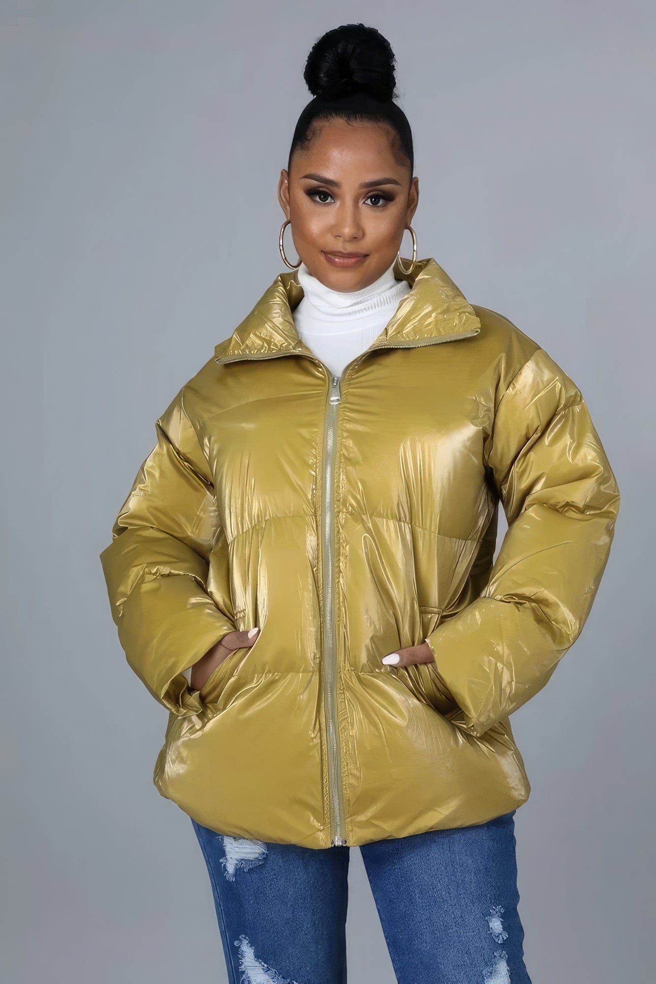 NicholesGifts Women Non-stretch Bomber Jacket NicholesGifts