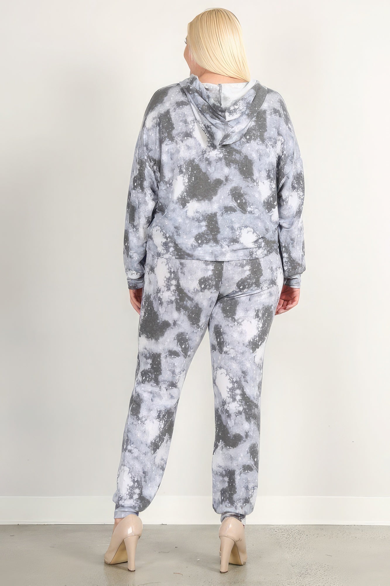 Tie Dye Print Pullover Hoodie And Sweatpants NicholesGifts