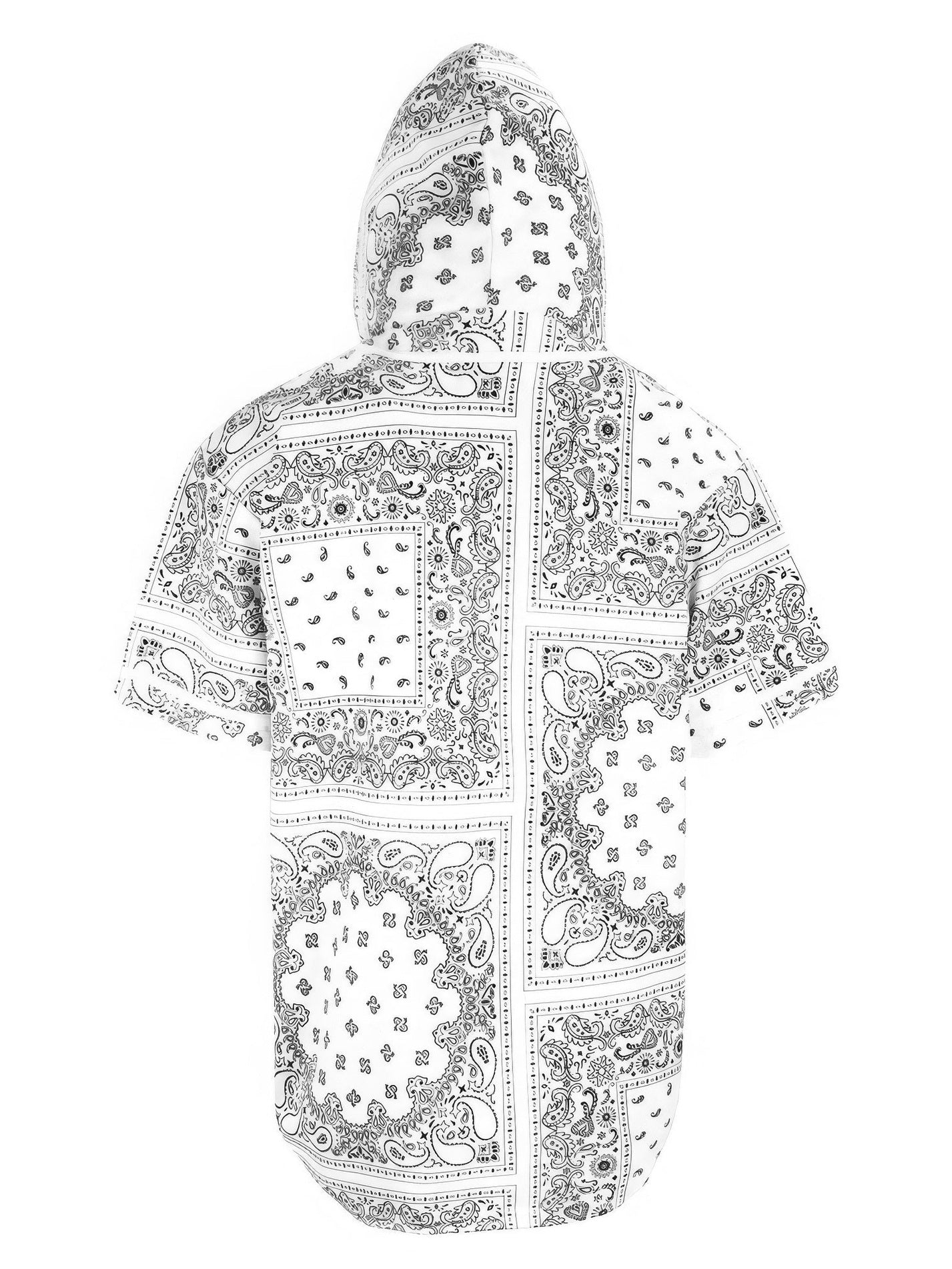 Men Hooded Bandana Baseball Jersey nicholesgifts