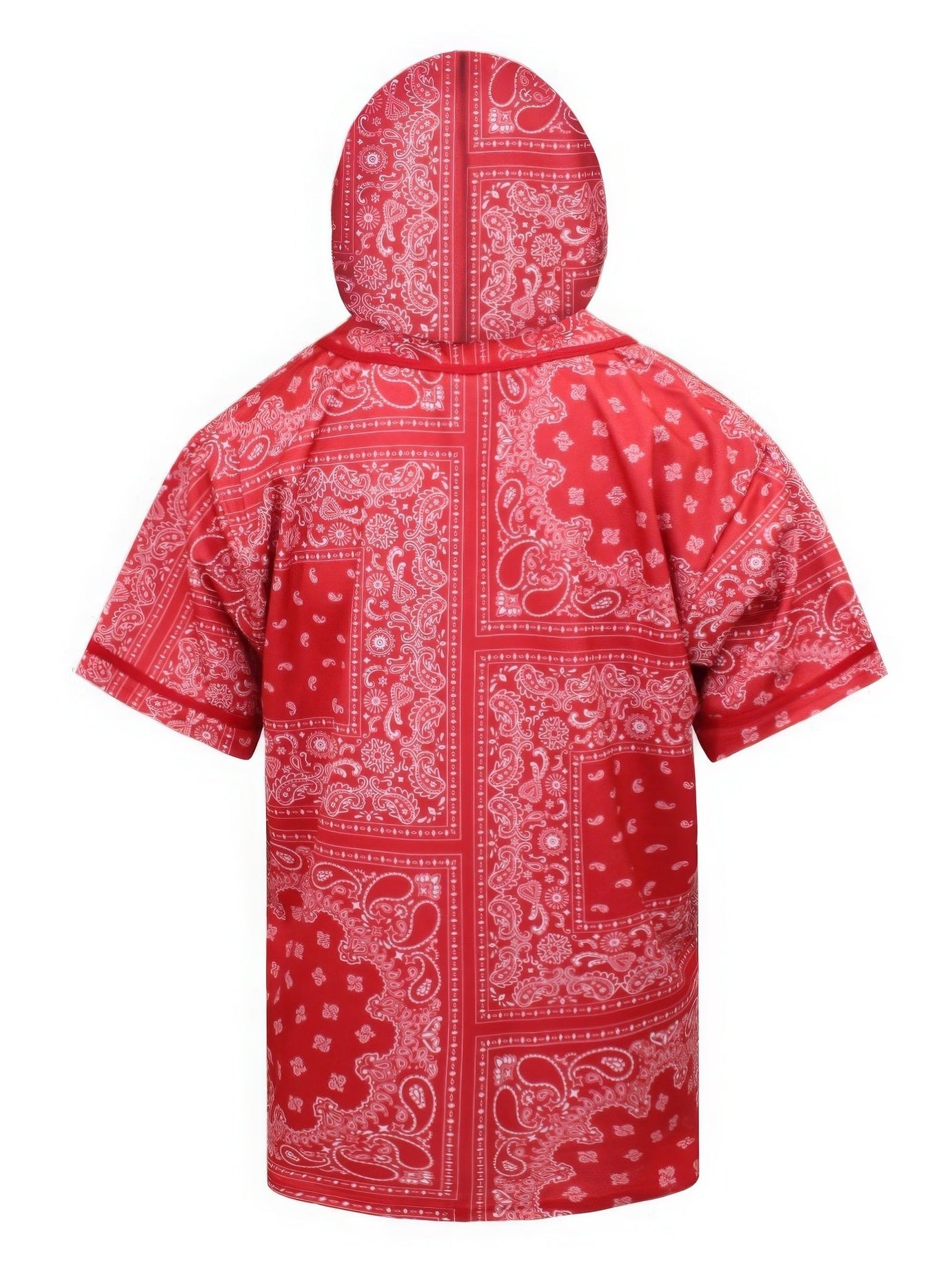 Men Hooded Bandana Baseball Jersey nicholesgifts