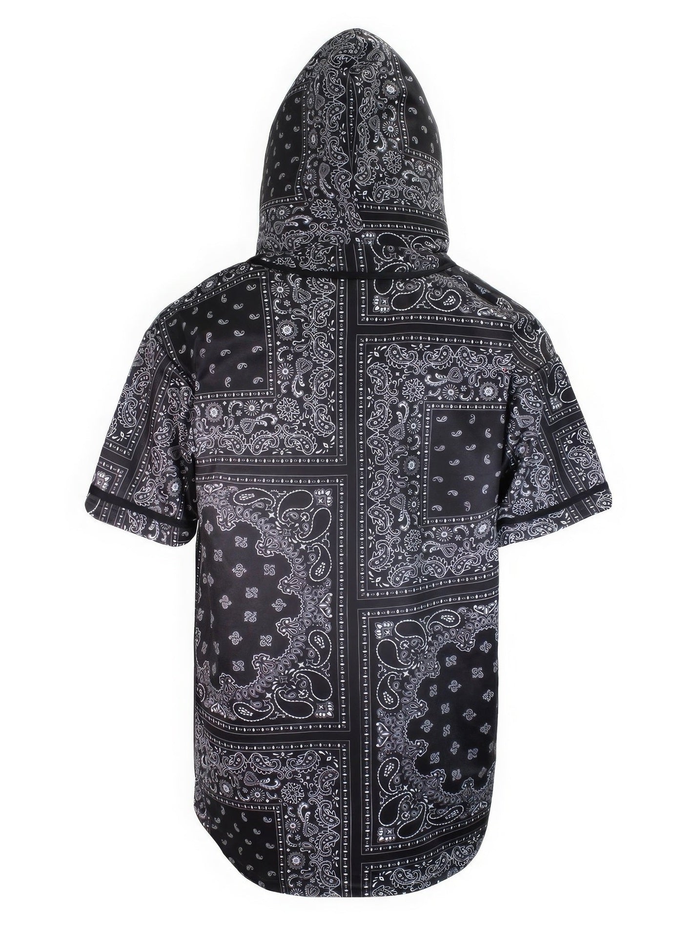 Men Hooded Bandana Baseball Jersey NicholesGifts