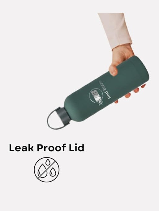 Double Wall Vacuum Insulated Water Bottle - BPA Free, Leak Proof Stainless Steel