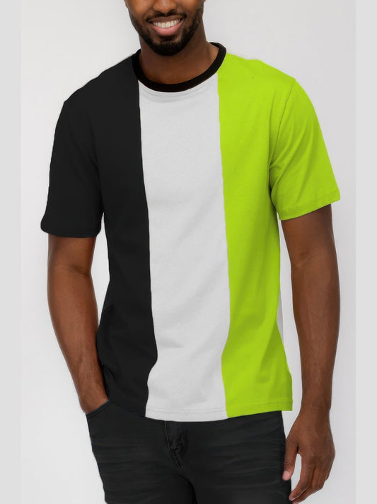Men's Color Block T Shirt NicholesGifts