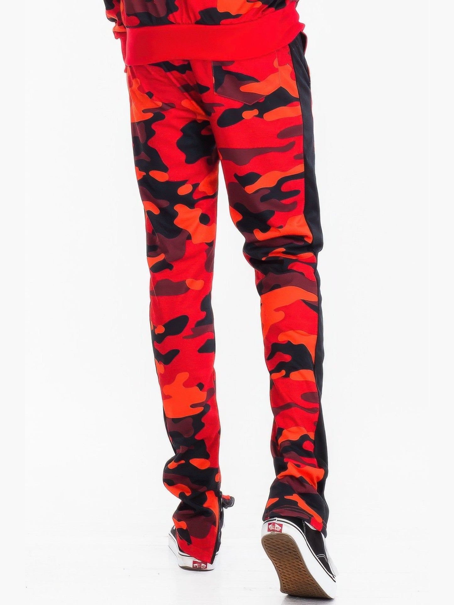 Men Full Camouflage With Stripe Track Bottom Pants NicholesGifts
