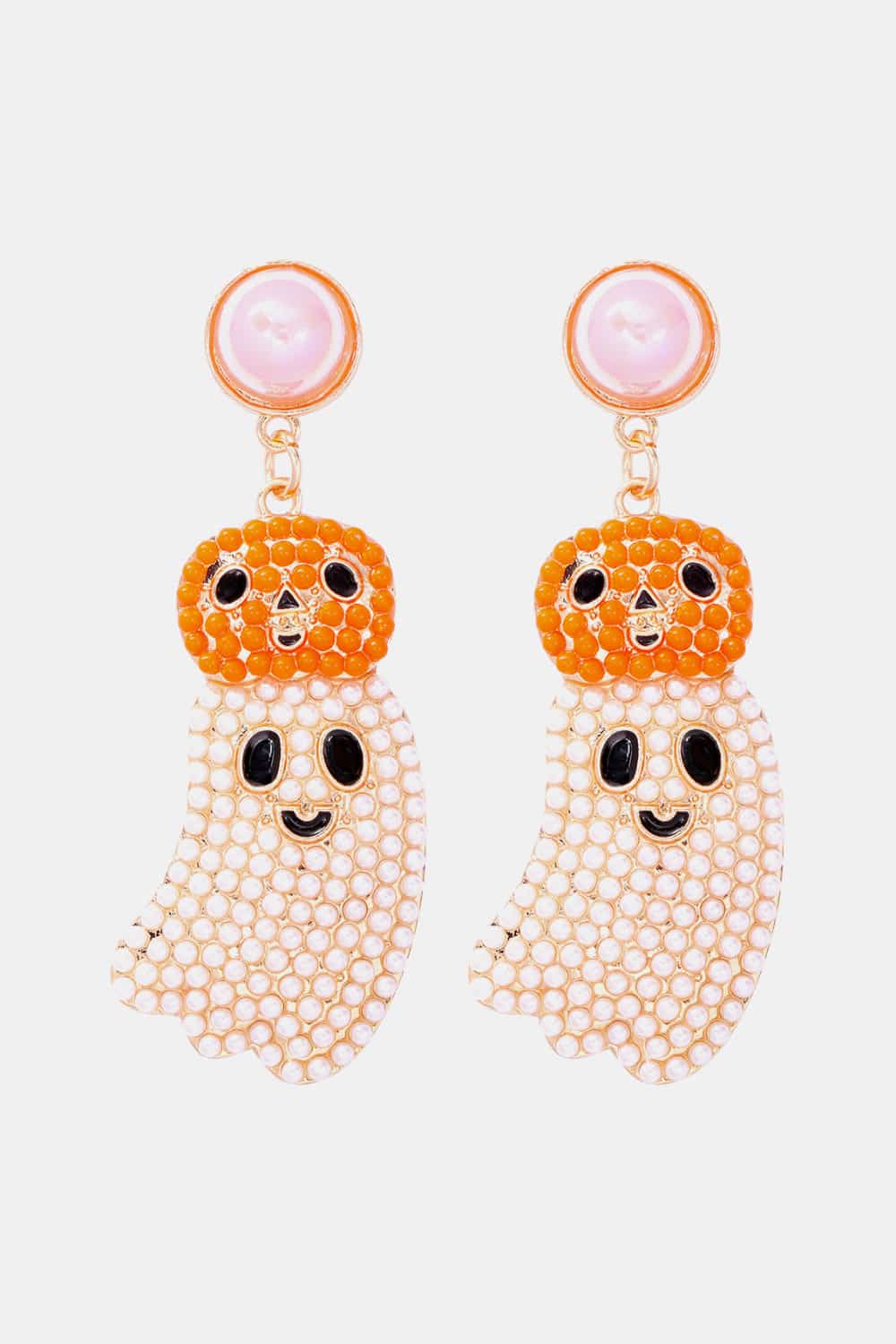 Women Halloween Ghost Shape Dangle Earrings NicholesGifts