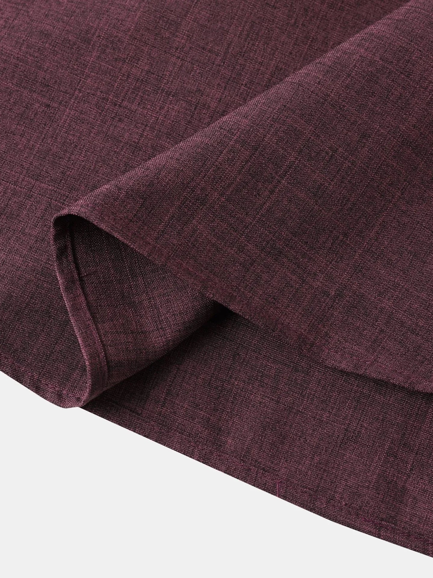 Men's Casual Linen Blend Mandarin Collar Short Sleeve Henley Shirt NicholesGifts