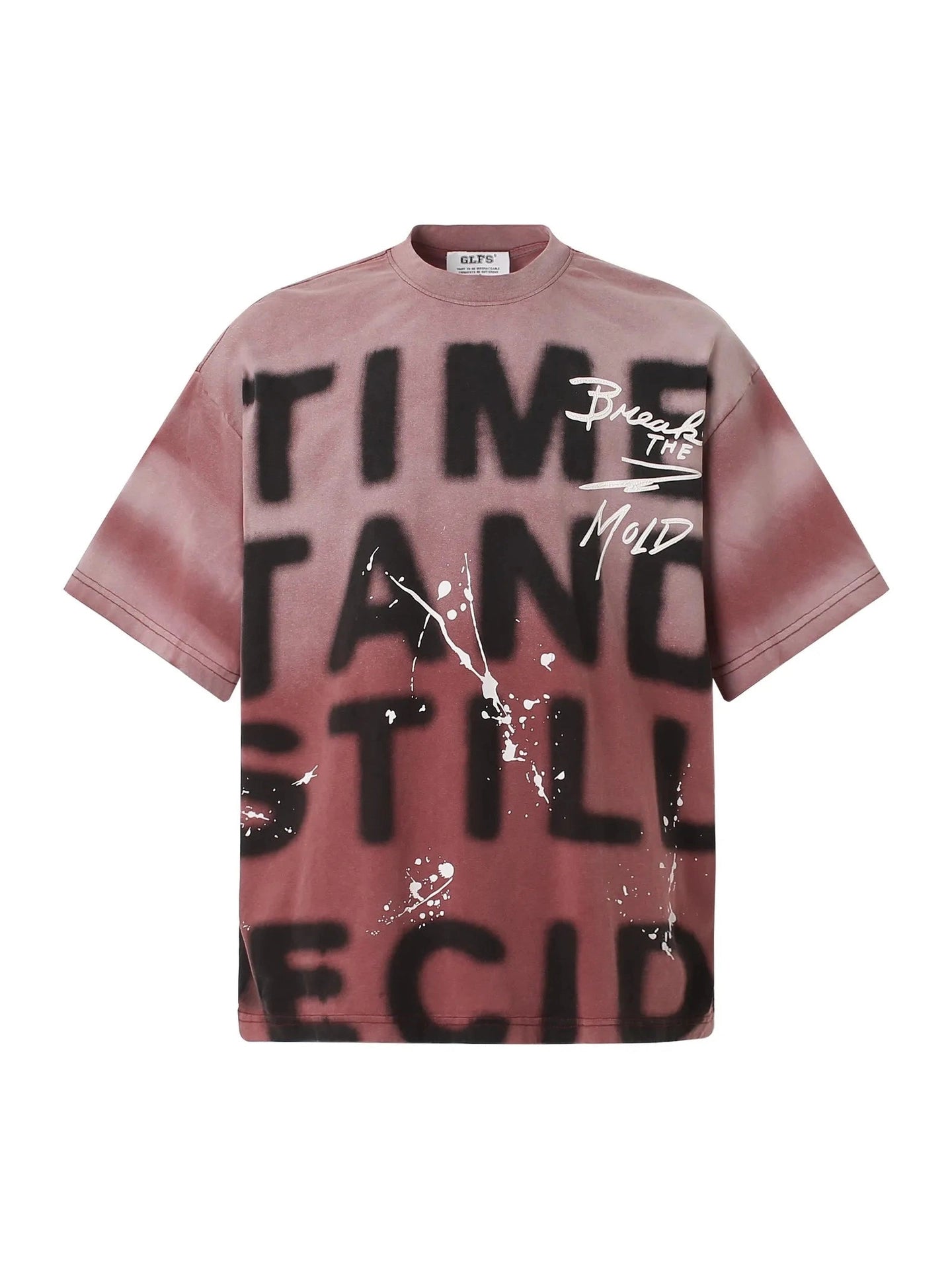 Men's Graffiti Style Oversized T-Shirt Trendsi