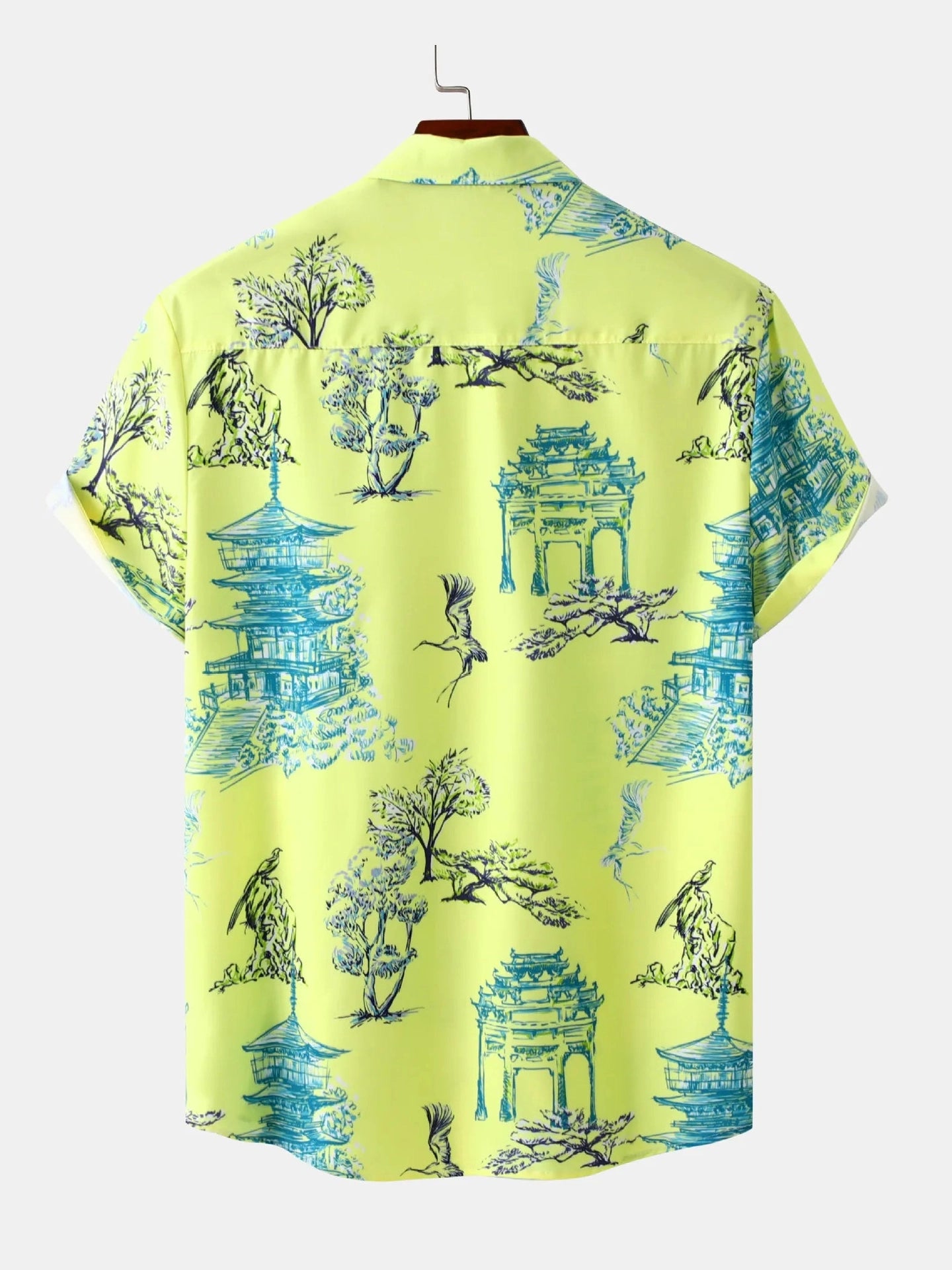 Men's Plus Size Printed Casual Short Sleeve Shirt NicholesGifts