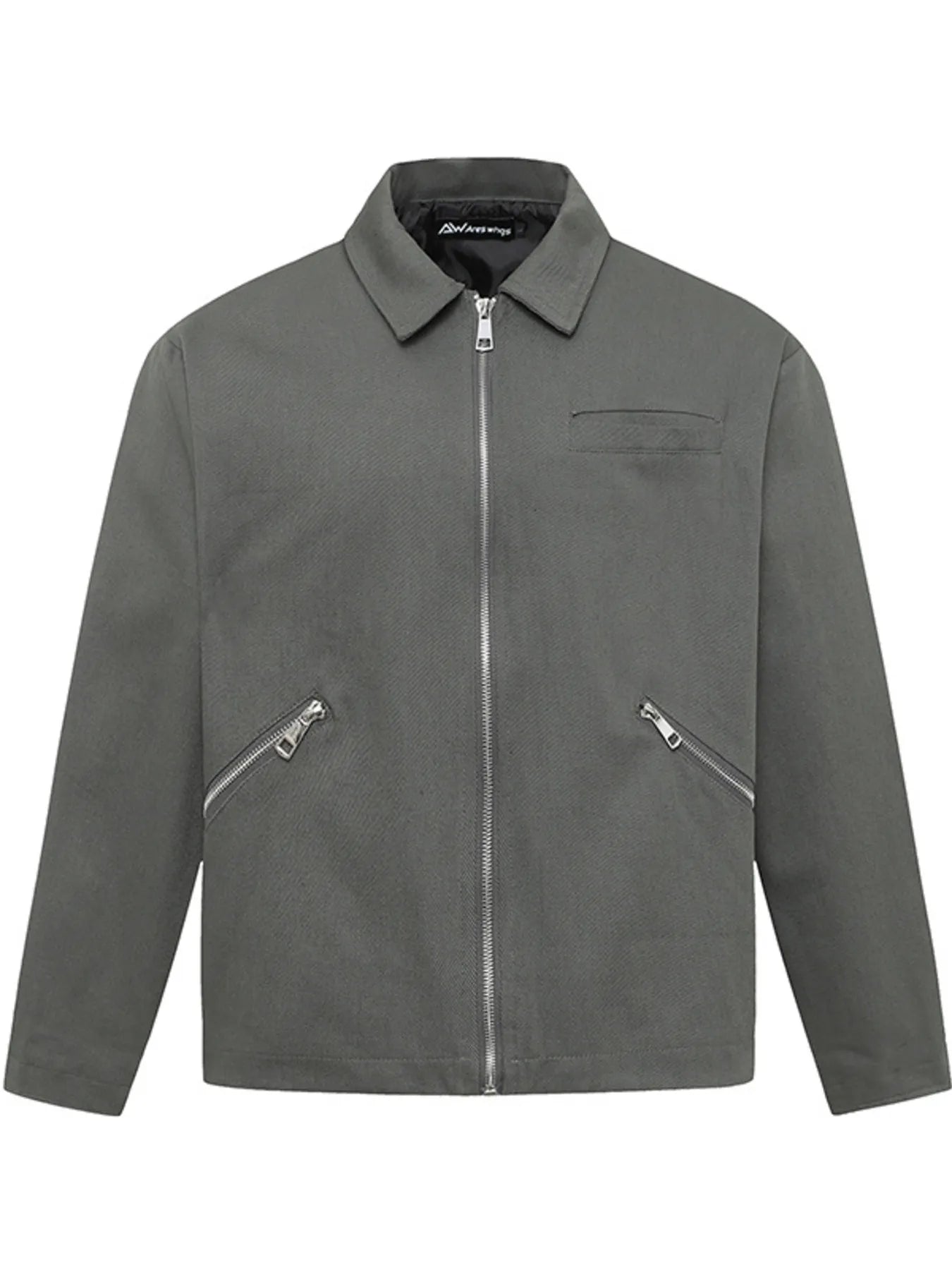 Men's Zip Up Long Sleeve Jacket Trendsi