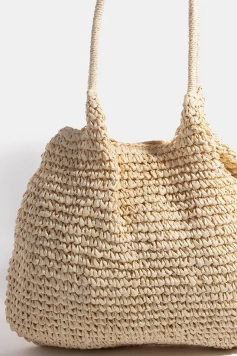 Fame Braided Long Handle Tote Bag Trendsi