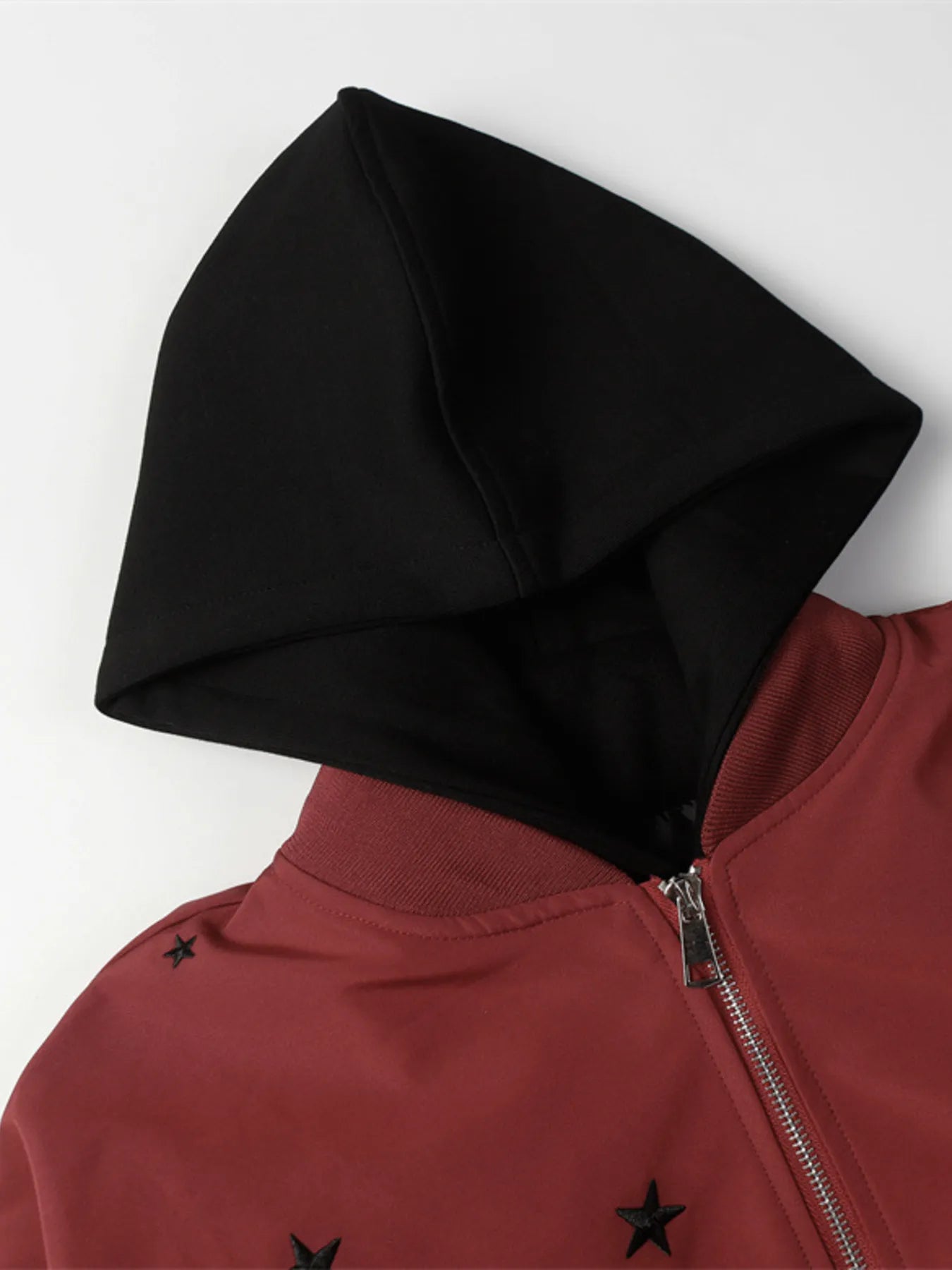 Men's Star Zip Up Hooded Jacket Trendsi