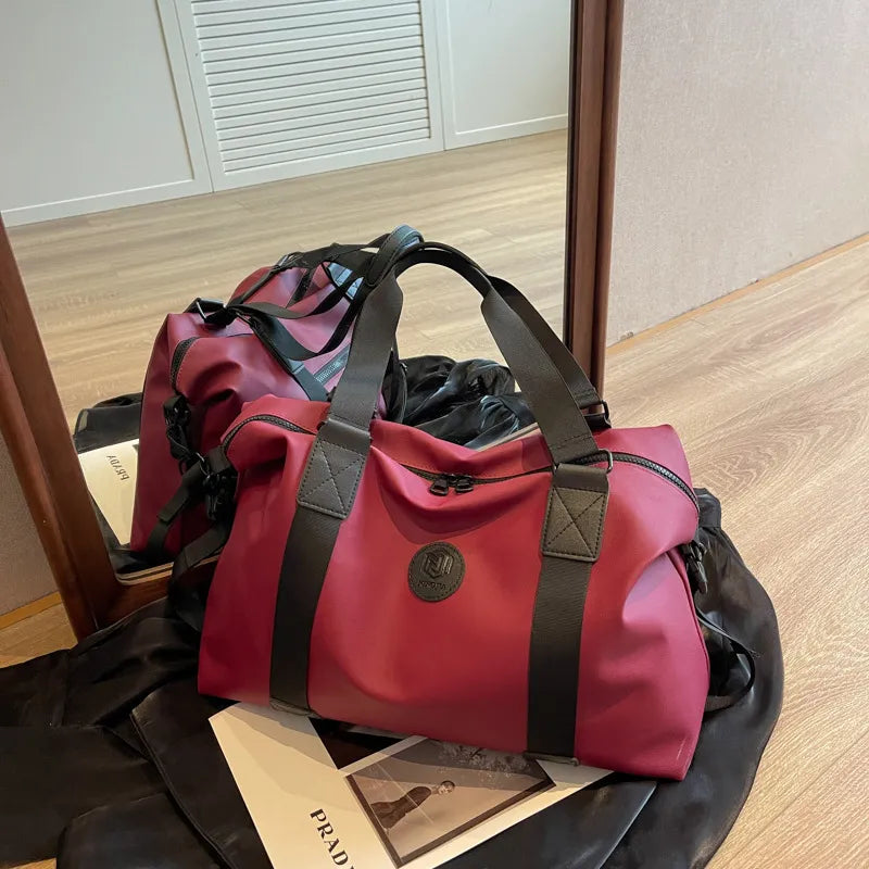 Oxford Cloth Travel Handbag