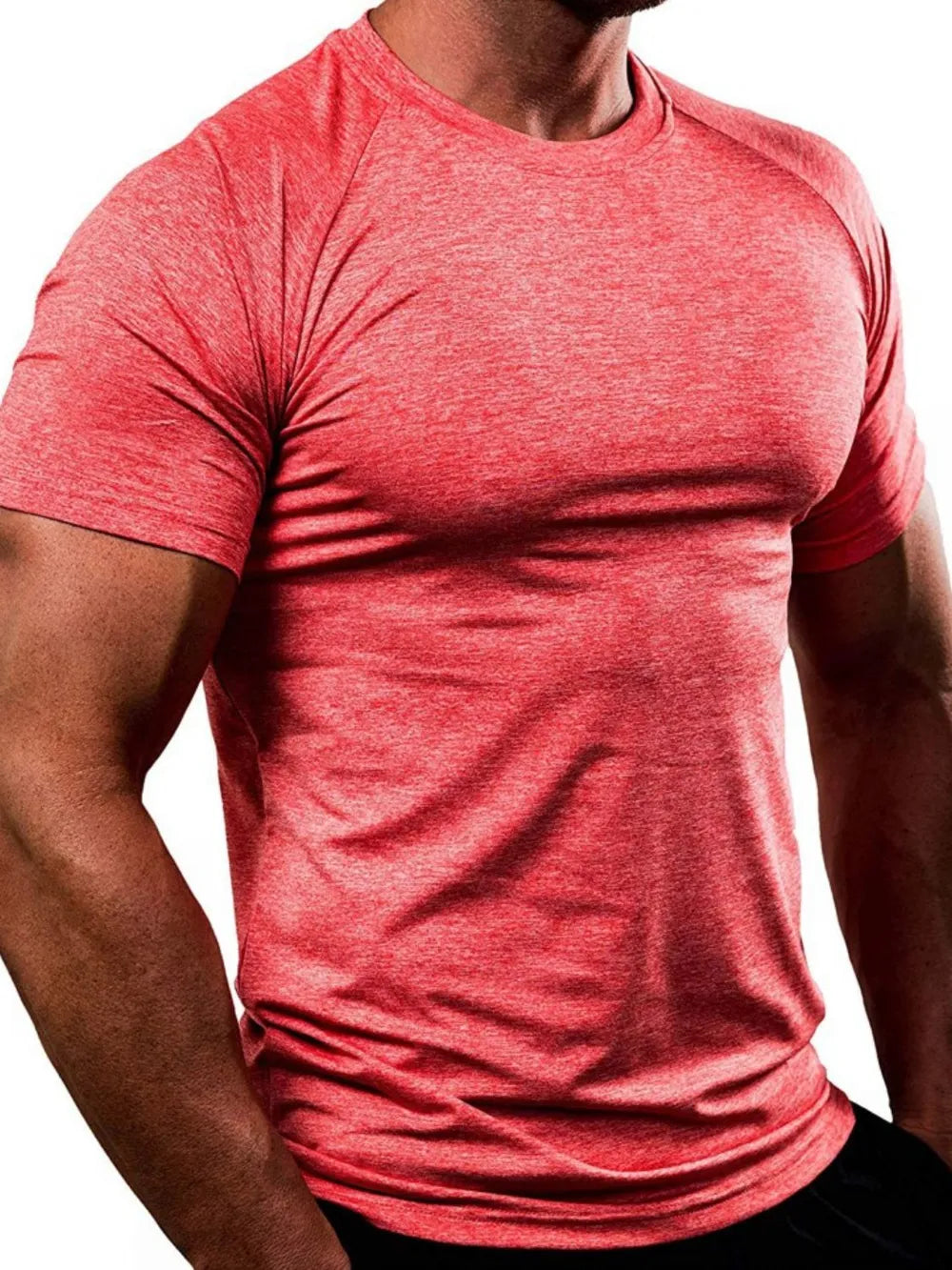 Men's Plus Size Round Neck Short Sleeve T-Shirt NicholesGifts