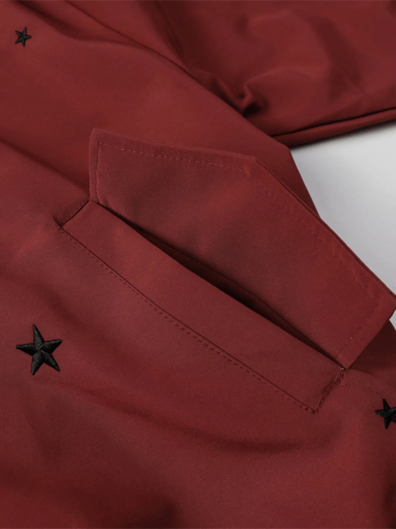 Men's Star Zip Up Hooded Jacket Trendsi
