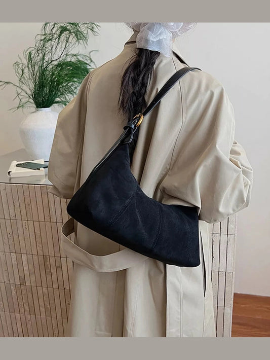 Lightweight Solid Color Shoulder Bag nicholesgifts