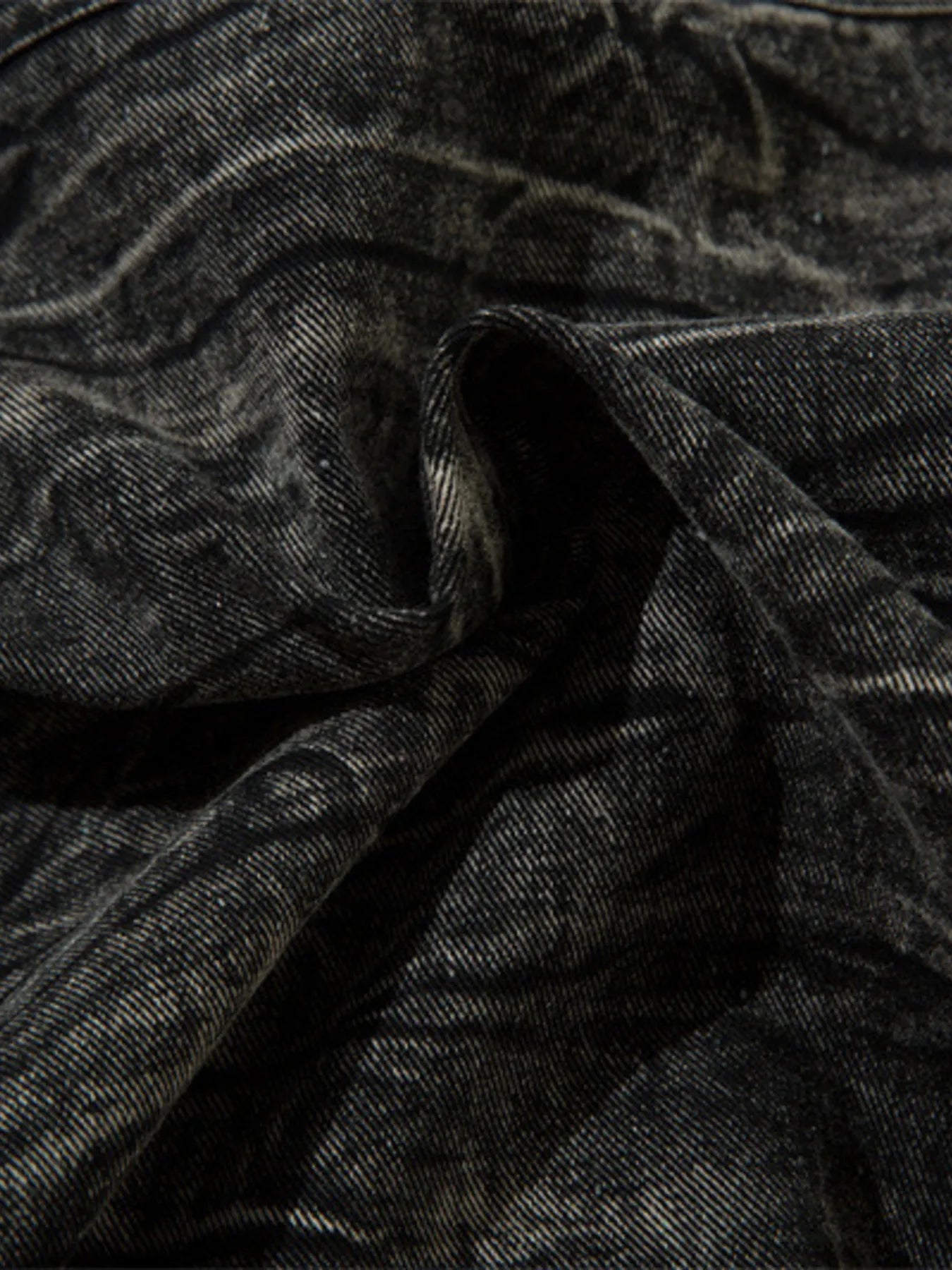 Men's Washed Button Up Denim Jacket Trendsi