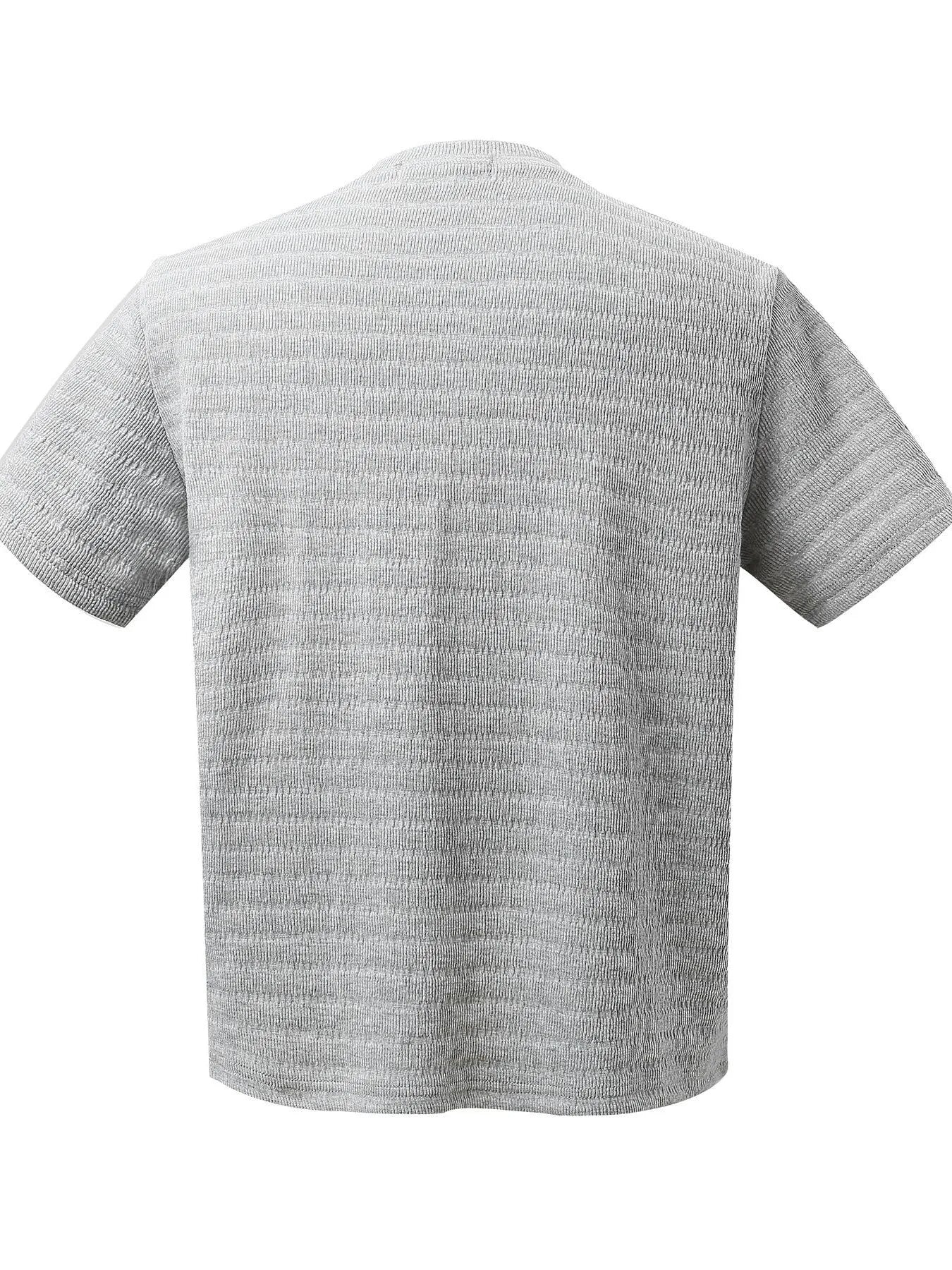 Men's Basic style Round Neck Solid T-Shirt Trendsi