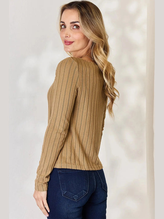 Basic Bae Full Size Ribbed Long Sleeve T-Shirt nicholesgifts