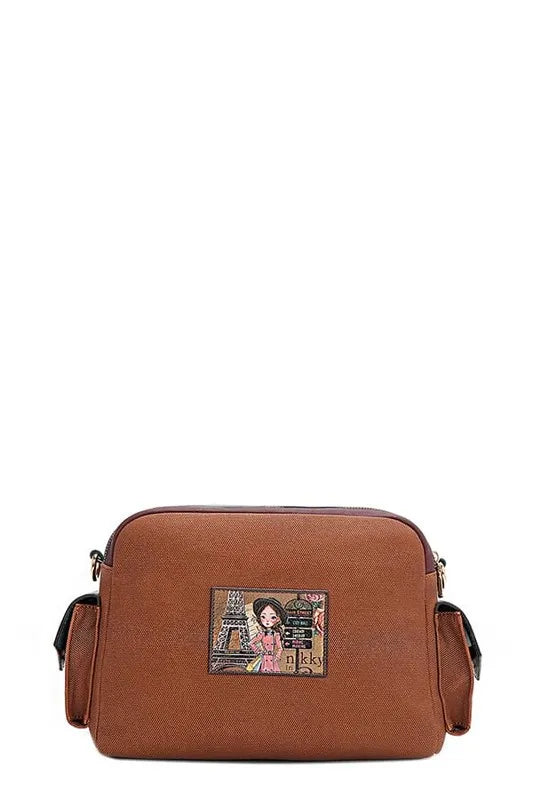 Nicole Lee USA Multi Pocket Messenger Bag Trendsi