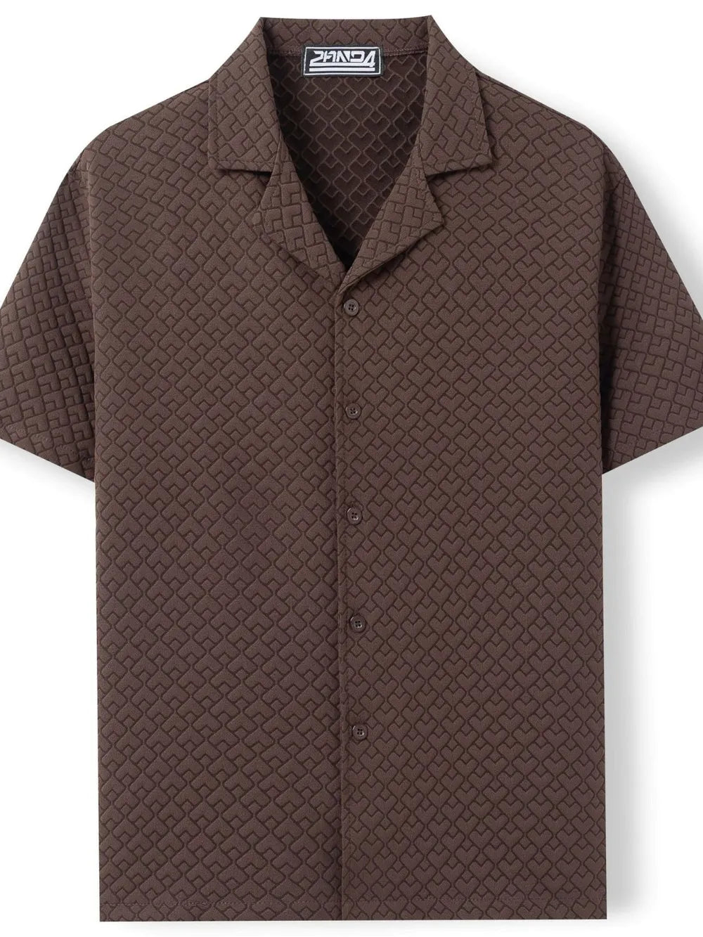 Men's Plus Size Button Down Short Sleeve Shirt Trendsi